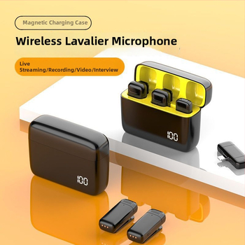 K6 bezvadu lavalier mikrofona uztvērējs mobilajām ierīcēm, Bluetooth 5.3, 20Hz–20kHz, SNR ≥70dB, iebūvētā 300–500mAh baterija, līdz 12 stundām darbībā