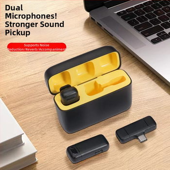 K6 bezvadu lavalier mikrofona uztvērējs mobilajām ierīcēm, Bluetooth 5.3, 20Hz–20kHz, SNR ≥70dB, iebūvētā 300–500mAh baterija, līdz 12 stundām darbībā