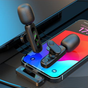 J3 kakla klipu mikrofons – iebūvēta akumulatora, darbības laiks 6-8 h, frekvenču atbilde 20 Hz-20 kHz, SNR ≥60 dB