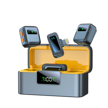 Lavaliera mikrofons tiešraidei, modelis B18, iebūvēta akumulatora jauda 300–500 mAh, frekvenču diapazons 20 Hz–20 kHz, SNR ≥70 dB, akumulatora darbības laiks 6–8 stundas