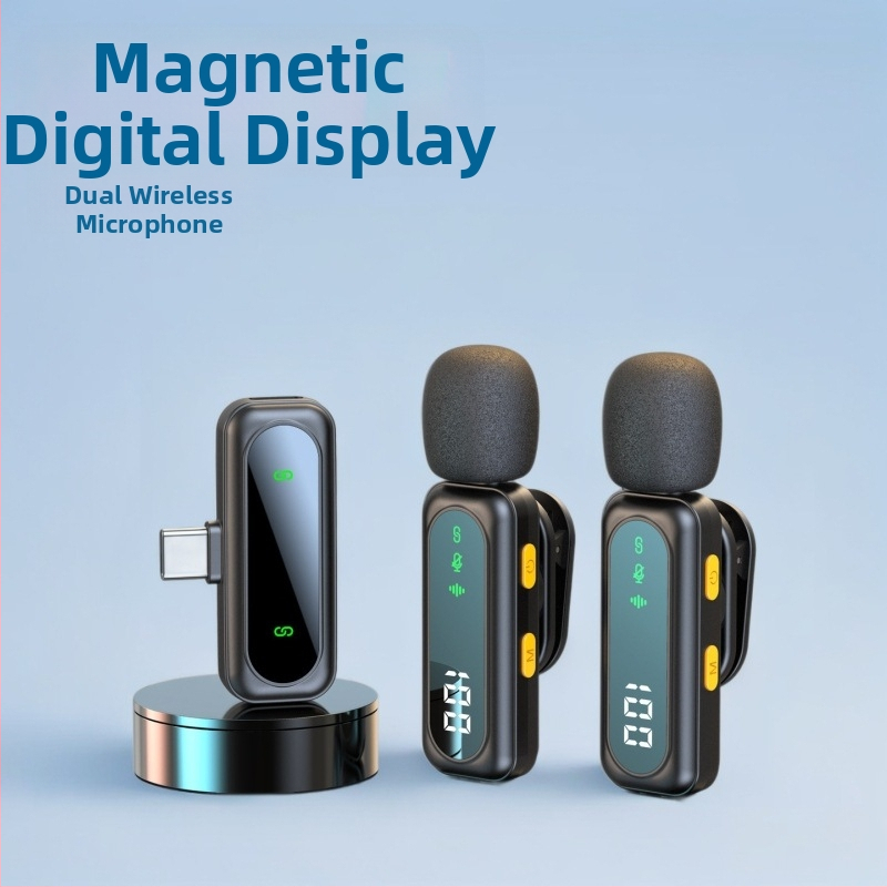 J3 lavalier mikrofons, omni-direkcijas uztvere, 20 Hz–20 kHz, akumulatora darbības laiks 6–8 stundas