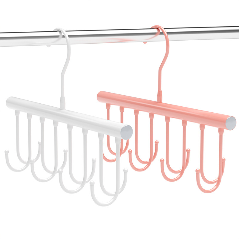 Μεταλλική κρεμάστρα ρούχων με πολλούς γάντζους — μοντέρνος μινιμαλισμός, φορτίο 3–5 kg