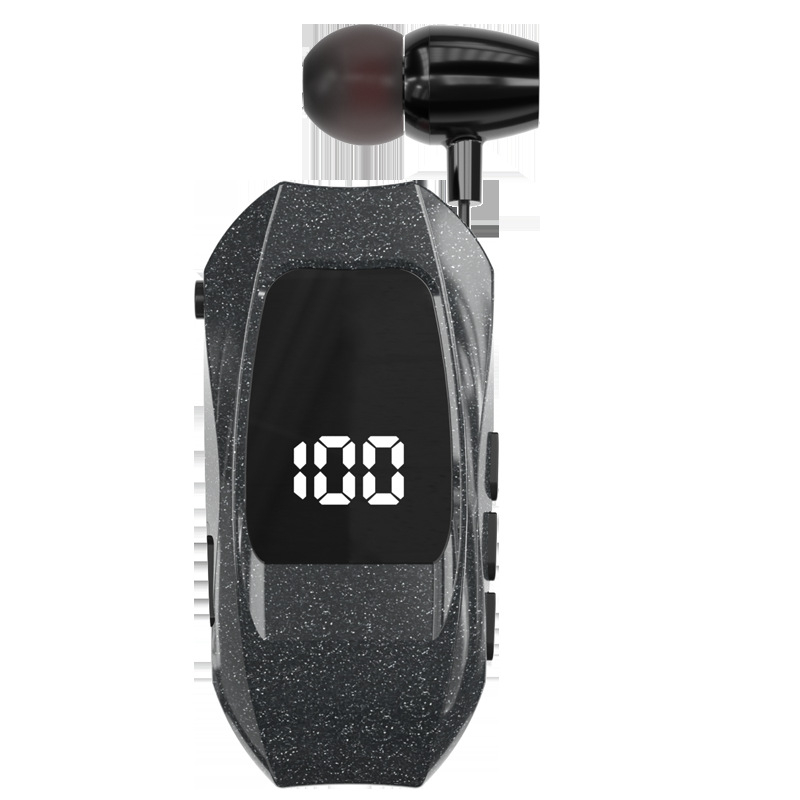 Bežične slušalice s klipom za ovratnik, Bluetooth 5.3, domet 10 m, vodootporne, digitalni zaslon, trajanje baterije preko 8 sati