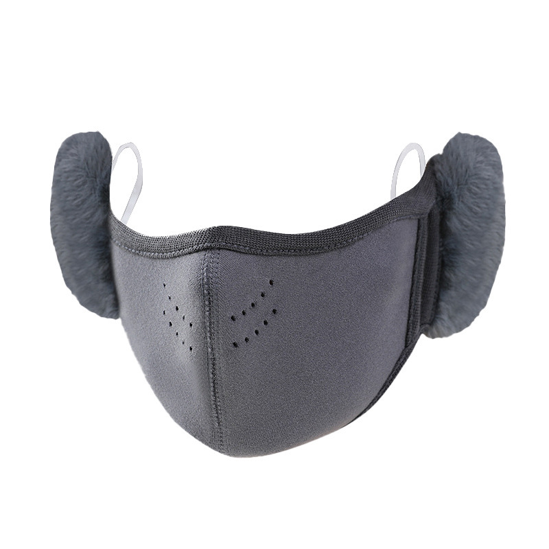 Takikata Θερμή μάσκα προσώπου για υπαίθρια ποδηλασία με βελούδινη επένδυση, ανθεκτική στον άνεμο και στο κρύο, unisex ενήλικες, στυλ Basic/Commuting