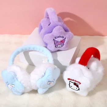 Πλαστικά γούνινα earmuffs για ενήλικες – unisex, χειμώνας/φθινόπωρο, διατηρούν τη ζεστασιά, καθημερινή χρήση