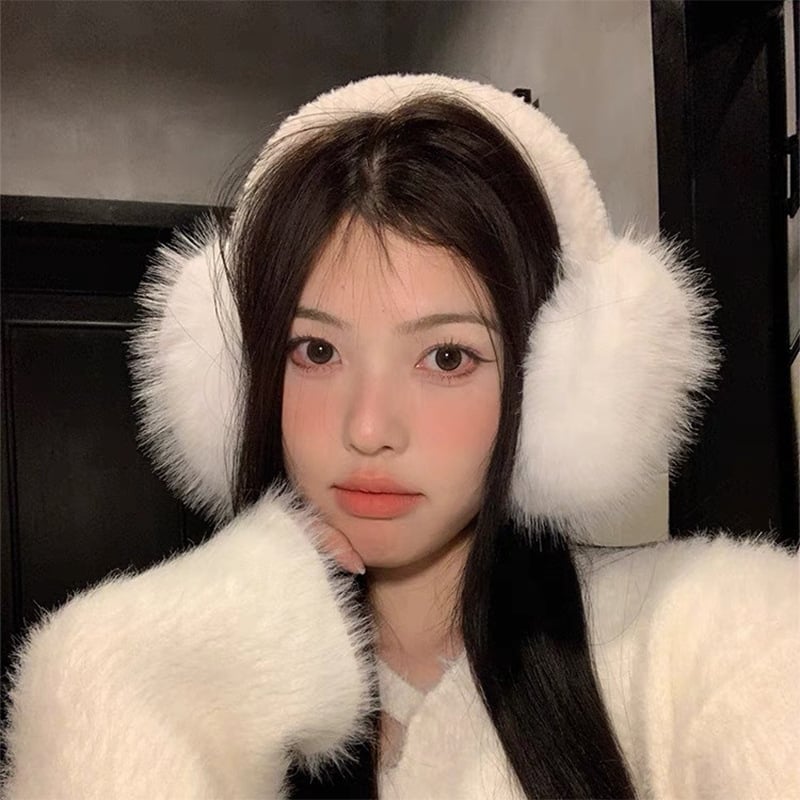 Earmuffs - plush υλικό για χειμώνα, unisex ενήλικες, αναπνεύσιμη προστασία για τα αυτιά