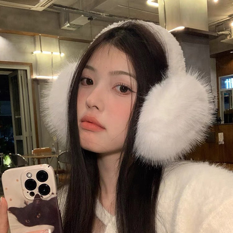 Earmuffs - plush υλικό για χειμώνα, unisex ενήλικες, αναπνεύσιμη προστασία για τα αυτιά