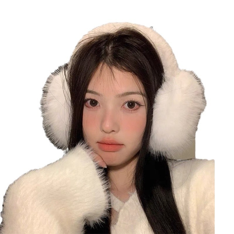 Earmuffs - plush υλικό για χειμώνα, unisex ενήλικες, αναπνεύσιμη προστασία για τα αυτιά