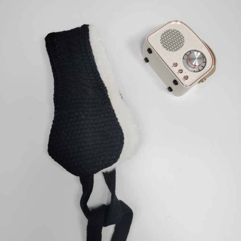 Zimný set náušníkov a šálu – fleece podšívka, vetru odolný, plyšový materiál, pre ženy, vonkajšie nosenie