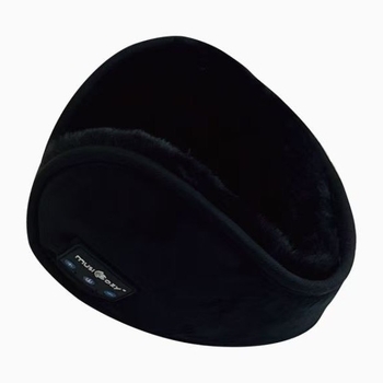 Bezdrôtové ušné náušníky s plyšovým vnútrom, 3D Surround zvuk, Bluetooth 5.3, výdrž batérie približne 12 hodín, zimné vonkajšie použitie