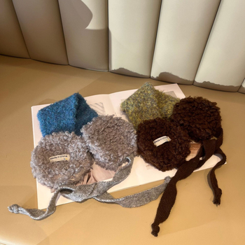 Nahlavné ušné masky z vlneného materiálu, unisex, zimné a jeseň, udržiavajú teplo