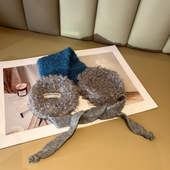 Nahlavné ušné masky z vlneného materiálu, unisex, zimné a jeseň, udržiavajú teplo