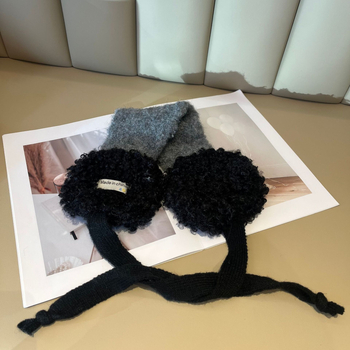 Nahlavné ušné masky z vlneného materiálu, unisex, zimné a jeseň, udržiavajú teplo