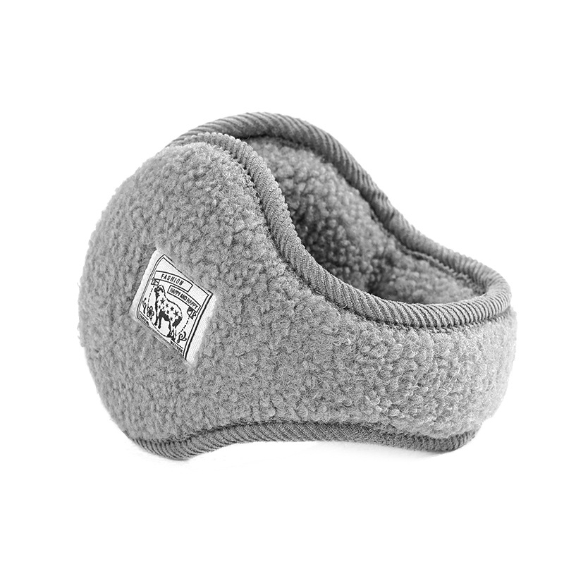 Ανδρικά και γυναικεία χειμερινά καλύμματα αυτιών για ποδηλασία, επενδυμένα με φλίς, αντιανεμικά, συνθετικό μαλλί προβάτων