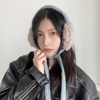 Protecții pentru urechi pentru femei, pluș, stil coreean, model Cartoon, iarnă, mențin căldura