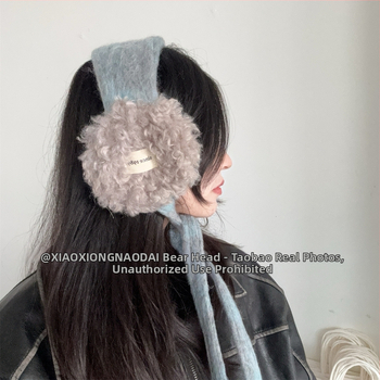 Protecții pentru urechi pentru femei, pluș, stil coreean, model Cartoon, iarnă, mențin căldura