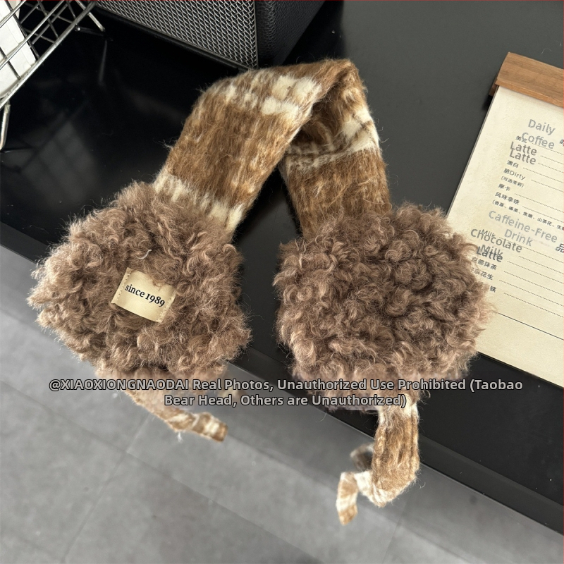 Protecții pentru urechi pentru femei, pluș, stil coreean, model Cartoon, iarnă, mențin căldura