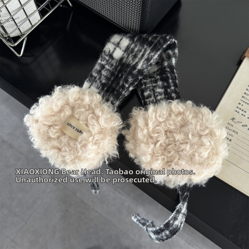 Protecții pentru urechi pentru femei, pluș, stil coreean, model Cartoon, iarnă, mențin căldura