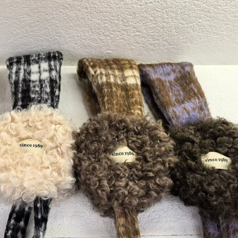 Ušné ohrievače s plyšovými remienkami, unisex, dospelí, zima, vonkajšie prostredie, ochrana proti chladu