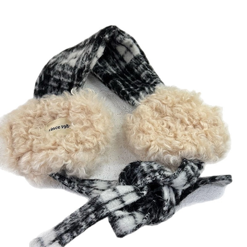 Ušné ohrievače s plyšovými remienkami, unisex, dospelí, zima, vonkajšie prostredie, ochrana proti chladu