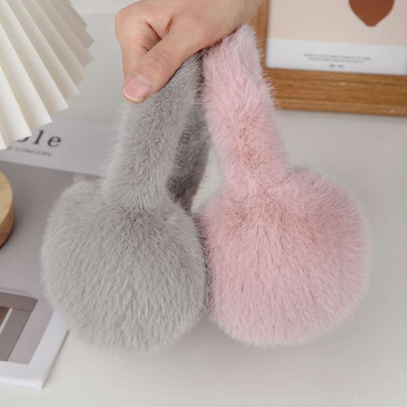 Plišani štitnici za uši za zimu – unisex, za odrasle, topli, osnovni/slatki stil