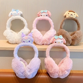 Dječji plišani EarMuffs – crtani stil, za djecu, zima/proljeće/jesen
