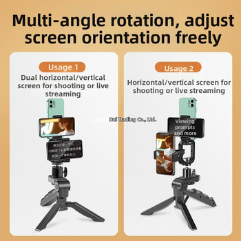 Držiak na telefón s airbagom pre teleprompter – kovový, IP ochrana