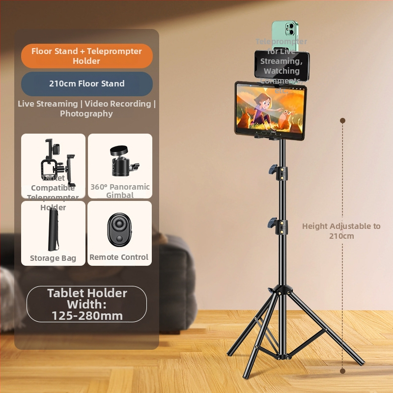 Držiak na telefón s airbagom pre teleprompter – kovový, IP ochrana