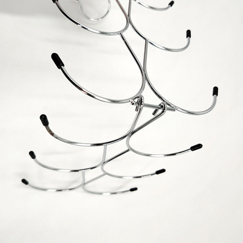 Метален закачалник за дрехи с многослоен дизайн за спестяване на място, антихлъзгащ и подходящ за сутиени, долно бельо, шалове, шапки, колани и вратовръзки