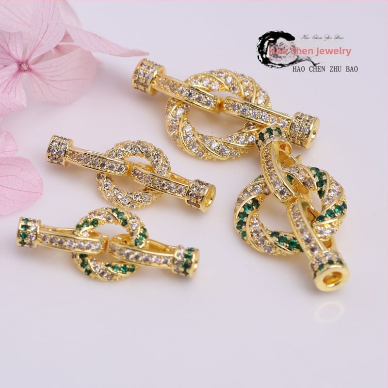 Κούμπωμα κολιέ με Cable Knit Χαλκός, Ηλεκτροπλατίωση, Κωδικός K082, Haochen (Χαλκός; Cable Knit; Ηλεκτροπλατίωση; K082; Haochen)