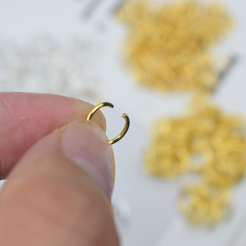 Otvoren spojni prsten za narukvicu – kružni otvoreni prsten (Zima 2023; Kvaliteta plemenitog metala: 10; Oblik proizvoda: Drugo; Vrsta: Drugo; Materijal: Drugo)