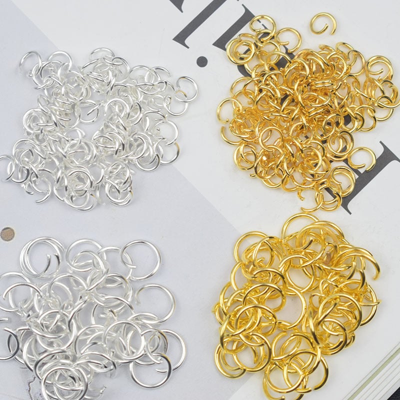 Otvoren spojni prsten za narukvicu – kružni otvoreni prsten (Zima 2023; Kvaliteta plemenitog metala: 10; Oblik proizvoda: Drugo; Vrsta: Drugo; Materijal: Drugo)