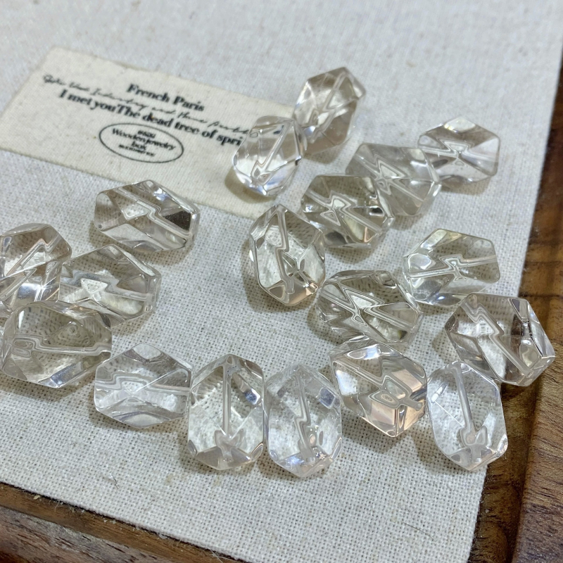 Brățară din cuarț roz cu șnur elastic, ambalaj individual