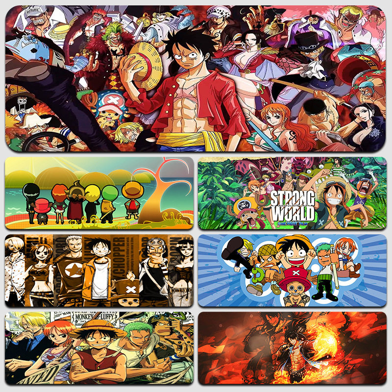 Podložka pod myš One Piece Luffy na hranie, prírodný kaučuk, protišmyková, termotransfer