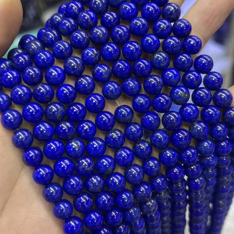 7A prirodni lapis lazuli okrugli perle za DIY narukvicu