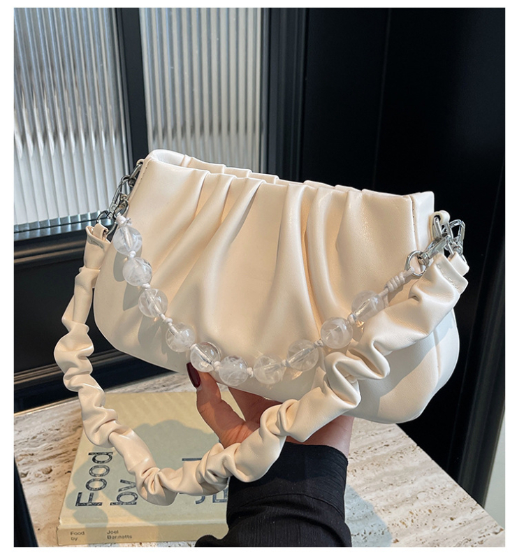 PU miesto stiliaus pečių rankinė su užtrauktuku, poliesterio pamušalas, kišenė telefonui