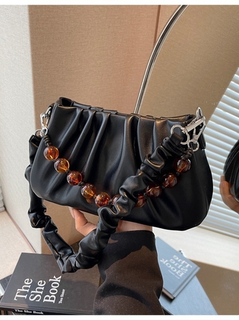 Pilsētas vienkārša PU soma ar mazu kvadrāta formu, rāvējslēdzēju un tālruņa kabatiņu (Vasarā 2024)