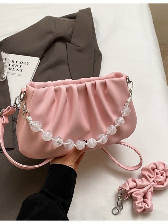 Pilsētas vienkārša PU soma ar mazu kvadrāta formu, rāvējslēdzēju un tālruņa kabatiņu (Vasarā 2024)