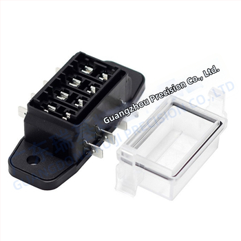 Automobilio saugiklių bazė su 4/6/8/10 kanalų, tiesioginis kištukas, dvipusis laidavimas, skirta automobiliams, laivams ir jahtoms