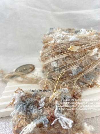 Mezgimo siūlai iš mohairo mišinio DIY projektams — Tipas: Mezgimo siūlai; Pagrindinės medžiagos: poliesteris ir cheminis pluoštas; Produkto pavadinimas: Tedolon siūlai siuvimui; Kilmė: Kita