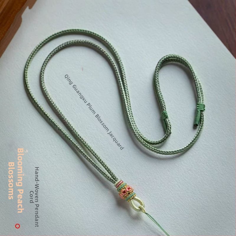 Kaklarota ar pītu auduma auklu, Uformas etniskais stils, literārais retro, izlaišana vasarā 2025 – Xitian Chronicle