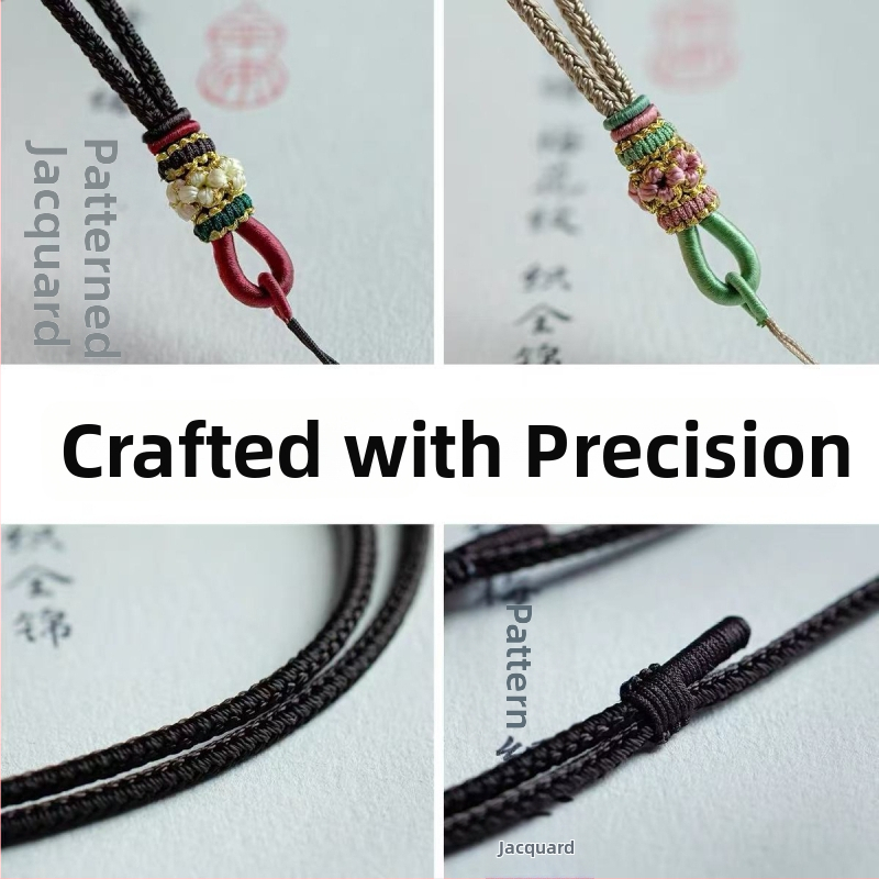 Kaklarota ar pītu auduma auklu, Uformas etniskais stils, literārais retro, izlaišana vasarā 2025 – Xitian Chronicle