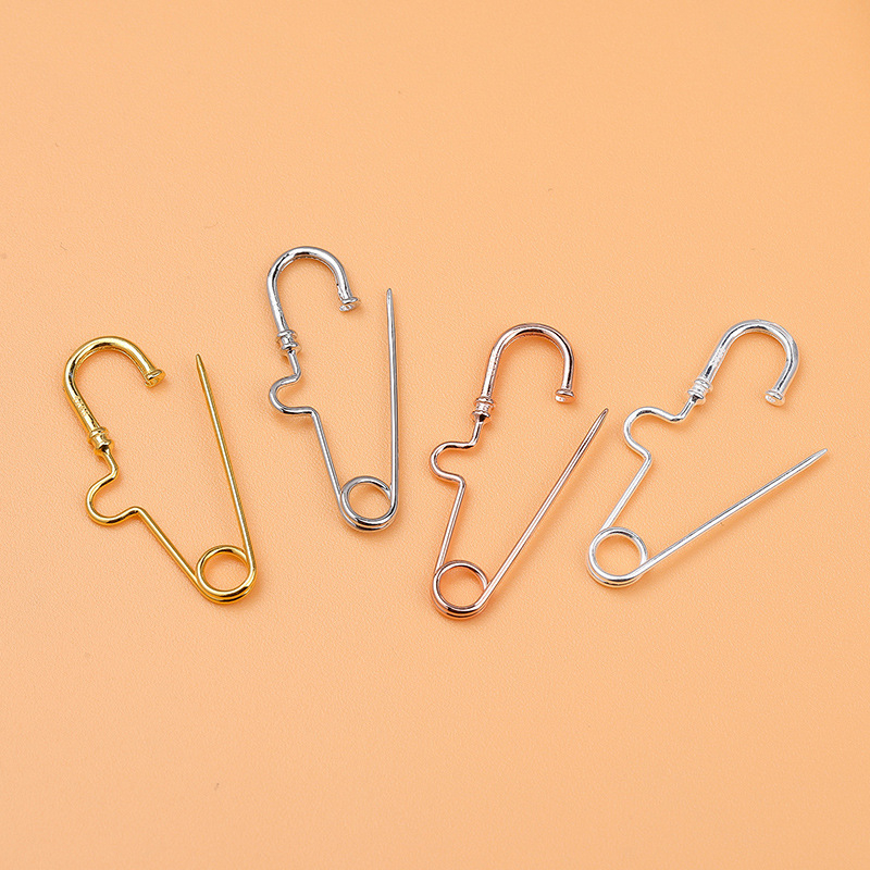 925 sterling srebrni spojni pin za DIY nakit s perlicama — minimalistički metalni dodaci