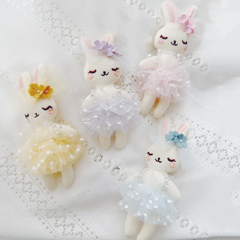 Izvezeni tekstilni broš s animacijskim životinjskim motivom, unisex dekoracija