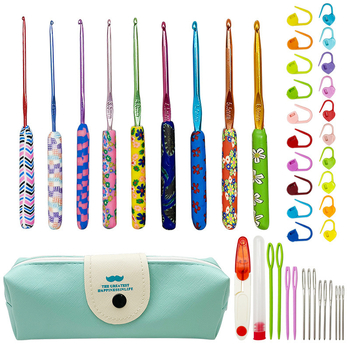 Set de croșete – marca Y.l, 50 buc, greutate totală 275.5 g, stil drăguț