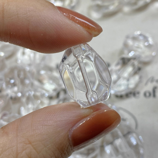 DIY dodaci za nakit • Prirodni kristal • Polirane kristalne perle s Totem uzorkom