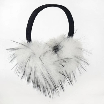 Earmuffs din pluș, design pliabil, model monocrom, unisex, căldură de iarnă