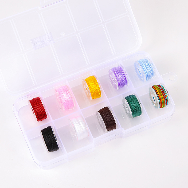 Χειροποίητο νάιλον σύρμα για κοσμήματα – κλωστή για χάντρες και φούντες