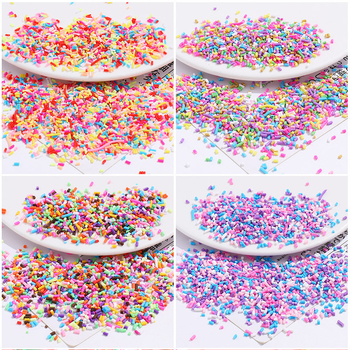 Accesorii pentru bijuterii DIY - Granule de zahăr simulate în lut moale, ace de zahăr, pachet de 500 g