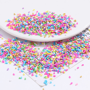 Accesorii pentru bijuterii DIY - Granule de zahăr simulate în lut moale, ace de zahăr, pachet de 500 g